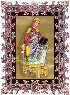 Radegonde (ca. 520 - 587), queen of France, wife of Clotaire (Clothaire) I Radegonde (ca. 520 - 587), queen of France, wife of Clotaire (Clothaire) I