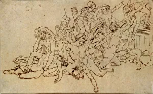 Painte Gallery: The raft of the Medusa (pen & ink)