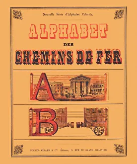 Railway Line Gallery: RAILWAY ALPHABET, 1860 (illustration)