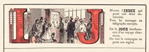 Railway Line Gallery: Railway Alphabet I J, 1860 (illustration)