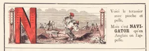 Railway Line Gallery: RAILWAY ALPHABET N, 1860 (illustration)