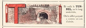 Railway Line Gallery: RAILWAY ALPHABET T, 1860 (illustration)