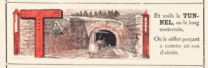 Railway Line Gallery: RAILWAY ALPHABET T, 1860 (illustration)