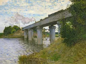 The Railway Bridge at Argenteuil, 1874 (oil on canvas) The Railway Bridge at Argenteuil, 1874 (oil on canvas)