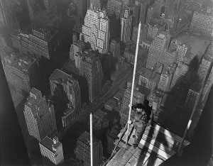 Raising the Mast, The Empire State Building, 1939 (gelatin silver print) Raising the Mast, The Empire State Building, 1939 (gelatin silver print)