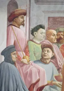 The Raising of the Son of Theophilus, King of Antioch, detail of the King of Antioch, c The Raising of the Son of Theophilus, King of Antioch, detail of the King of Antioch, c