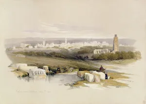 Ramla, from The Holy Land, engraved by Louis Haghe (1806-85), 1839 (colour Ramla, from The Holy Land, engraved by Louis Haghe (1806-85), 1839 (colour