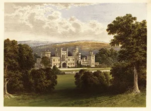 Ravensworth Castle, Durham, England. 1880 (engraving) Ravensworth Castle, Durham, England. 1880 (engraving)
