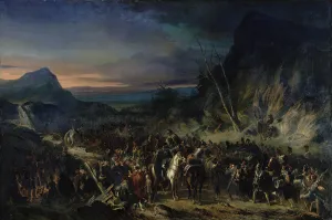The Ravine, Campaign of 1809, 1843 (oil on canvas) The Ravine, Campaign of 1809, 1843 (oil on canvas)