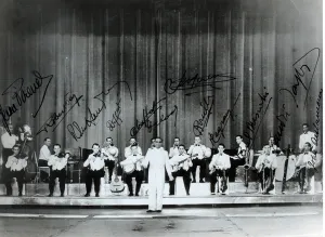 Ray Ventura and his Jazz band in the thirties (circa 1936-39) (b/w photo) Ray Ventura and his Jazz band in the thirties (circa 1936-39) (b/w photo)