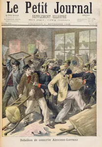 Rebellion of conscripts from Alsace-Lorraine, from Le Petit Journal, 1st November 1896 Rebellion of conscripts from Alsace-Lorraine, from Le Petit Journal, 1st November 1896
