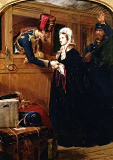 Conscription Gallery: Recalled on Service, 1863 (oil on canvas)