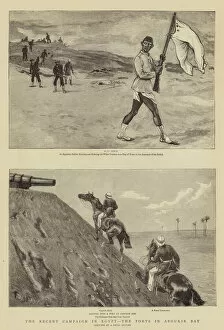 Anglo Egyptian War Gallery: The Recent Campaign in Egypt, the Forts in Aboukir Bay (engraving)
