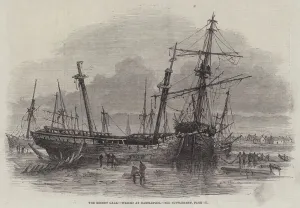 The Recent Gale, Wrecks at Hartlepool (engraving) The Recent Gale, Wrecks at Hartlepool (engraving)