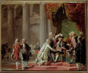 Reception of a Knight of the Order of Saint Lazarus of Jerusalem Reception of a Knight of the Order of Saint Lazarus of Jerusalem