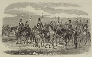 Crimean War Gallery: Reconnaissance by the 12th Lancers in the Neighbourhood of Eupatoria (engraving)