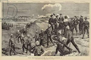 Anglo Egyptian War Gallery: The Reconnaissance in Force, 8 August (engraving)