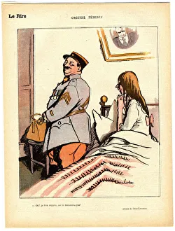 Red Laughter, Satirical in Colours, 1918_2_9: War of 14 -18: feminine pride Red Laughter, Satirical in Colours, 1918_2_9: War of 14 -18: feminine pride