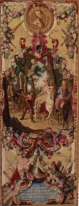 Regence Gobelins tapestry with the story of Don Quixote, 1717-18 (textile) Regence Gobelins tapestry with the story of Don Quixote, 1717-18 (textile)