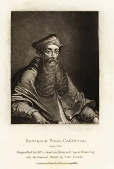 Reginald Pole, English cardinal of the Roman Catholic Church.1815 (engraving) Reginald Pole, English cardinal of the Roman Catholic Church.1815 (engraving)