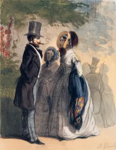 The Regular Visitor to Ranelagh Gardens, from Les Femmes de Paris, 1841-42 The Regular Visitor to Ranelagh Gardens, from Les Femmes de Paris, 1841-42