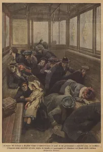 The reign of terror in Belfast (colour litho) The reign of terror in Belfast (colour litho)