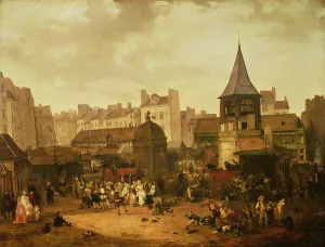 Rejoicing at Les Halles to Celebrate the Birth of Dauphin Louis of France (1781-89) Rejoicing at Les Halles to Celebrate the Birth of Dauphin Louis of France (1781-89)