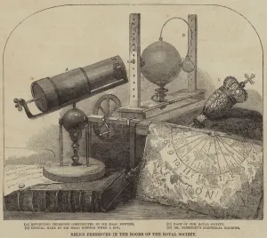 Relics preserved in the Rooms of the Royal Society (engraving) Relics preserved in the Rooms of the Royal Society (engraving)
