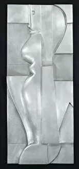Cubist sculptures Collection: Relief H. Abstract Figure, 1919 (aluminium)