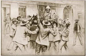 The Relief of Ladysmith: Tommy Atkins in request, illustration from ' The Relief of Ladysmith: Tommy Atkins in request, illustration from '