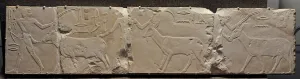 Relief of Men Bringing Desert Animals, c.2311-2281 BC (limestone) Relief of Men Bringing Desert Animals, c.2311-2281 BC (limestone)