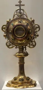 Reliquary of Saint Antoine, Abbe and Saint Christophe, martyr Reliquary of Saint Antoine, Abbe and Saint Christophe, martyr