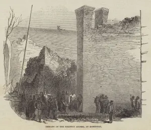 Remains of the Railway Arches, at Homerton (engraving) Remains of the Railway Arches, at Homerton (engraving)