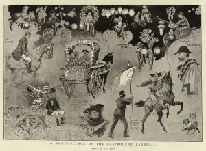 A Reminiscence of the Eastbourne Carnival (engraving) A Reminiscence of the Eastbourne Carnival (engraving)