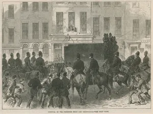 Removal of the Fenian Prisoners from the Courthouse at the Bow Street (engraving) Removal of the Fenian Prisoners from the Courthouse at the Bow Street (engraving)