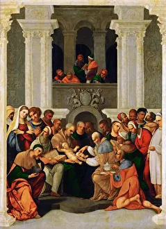 Renaissance : La circoncision du Christ - Die Beschneidung Christi par Mazzolino Renaissance : La circoncision du Christ - Die Beschneidung Christi par Mazzolino