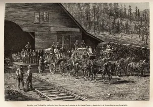 The Reno station, to take the tick for Virginia City (Nevada) The Reno station, to take the tick for Virginia City (Nevada)