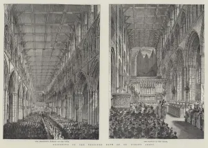 Reopening of the Restored Nave of St Alban's Abbey (engraving) Reopening of the Restored Nave of St Alban's Abbey (engraving)