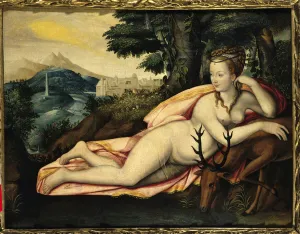 Representation of Diane de Poitiers (1499-1566) Lady of Breze Representation of Diane de Poitiers (1499-1566) Lady of Breze