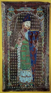 Representation of Geoffroi V (Geoffroy) Le Bel Plantagenet (Comte du Maine et d'Anjou Representation of Geoffroi V (Geoffroy) Le Bel Plantagenet (Comte du Maine et d'Anjou
