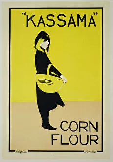 Reproduction of a poster advertising Kassama Corn Flour (colour litho)