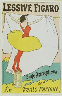 Reproduction of a poster advertising Lessive Figaro - The Only Antiseptic Reproduction of a poster advertising Lessive Figaro - The Only Antiseptic