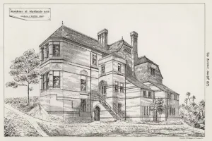 Shortlands Gallery: Residence at Shortlands, Kent (engraving)