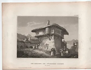 The residence of the Turkish Pasha, 1843 (engraving) The residence of the Turkish Pasha, 1843 (engraving)