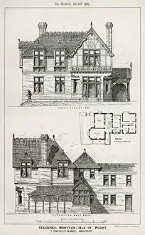 Residence, Wootton, Isle of Wight (engraving)