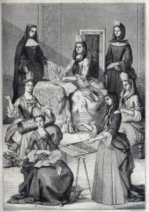 Residential school of Saint Cyr (Saint-Cyr), 17th-18th century Residential school of Saint Cyr (Saint-Cyr), 17th-18th century