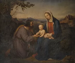 The Rest on the Flight into Egypt, 1859 (oil on canvas)