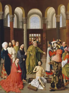 Resurrection de Lazare - The Raising of Lazarus par Albert van Ouwater (c. 1415-c Resurrection de Lazare - The Raising of Lazarus par Albert van Ouwater (c. 1415-c