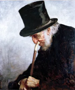 A Retired Sea Captain from Massachusetts, 1879 (oil on canvas) A Retired Sea Captain from Massachusetts, 1879 (oil on canvas)