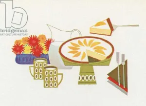 Retro Food: Dessert Course, 1957 (screen print) Retro Food: Dessert Course, 1957 (screen print)